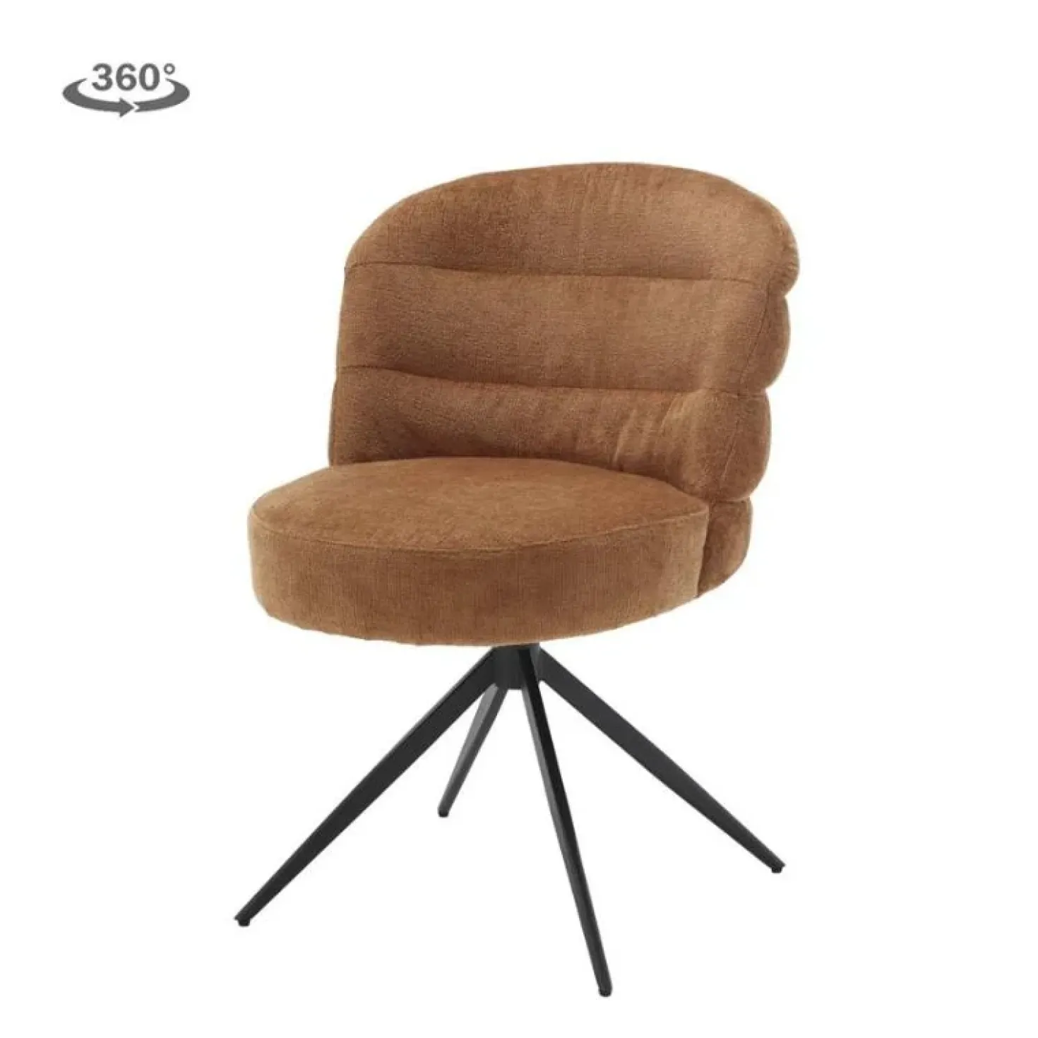 Carro Eetkamerstoel Caramel bruin