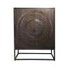 Carved Wandkast Bruin 140cm