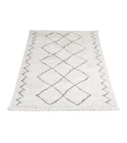 Casablanca vloerkleed hoogpolig rechthoek creme
