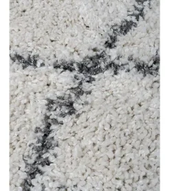 Casablanca vloerkleed hoogpolig rechthoek creme