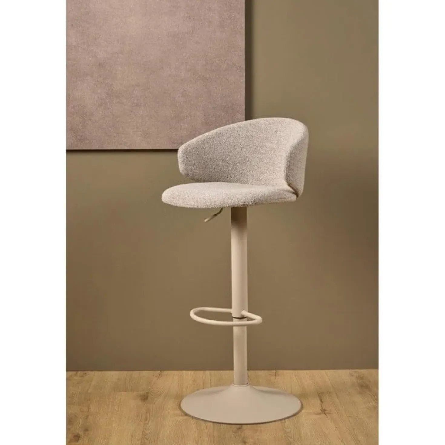 Casaro Barkruk Donkerbeige met zand poot