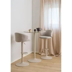 Casaro Barkruk Donkerbeige met zand poot