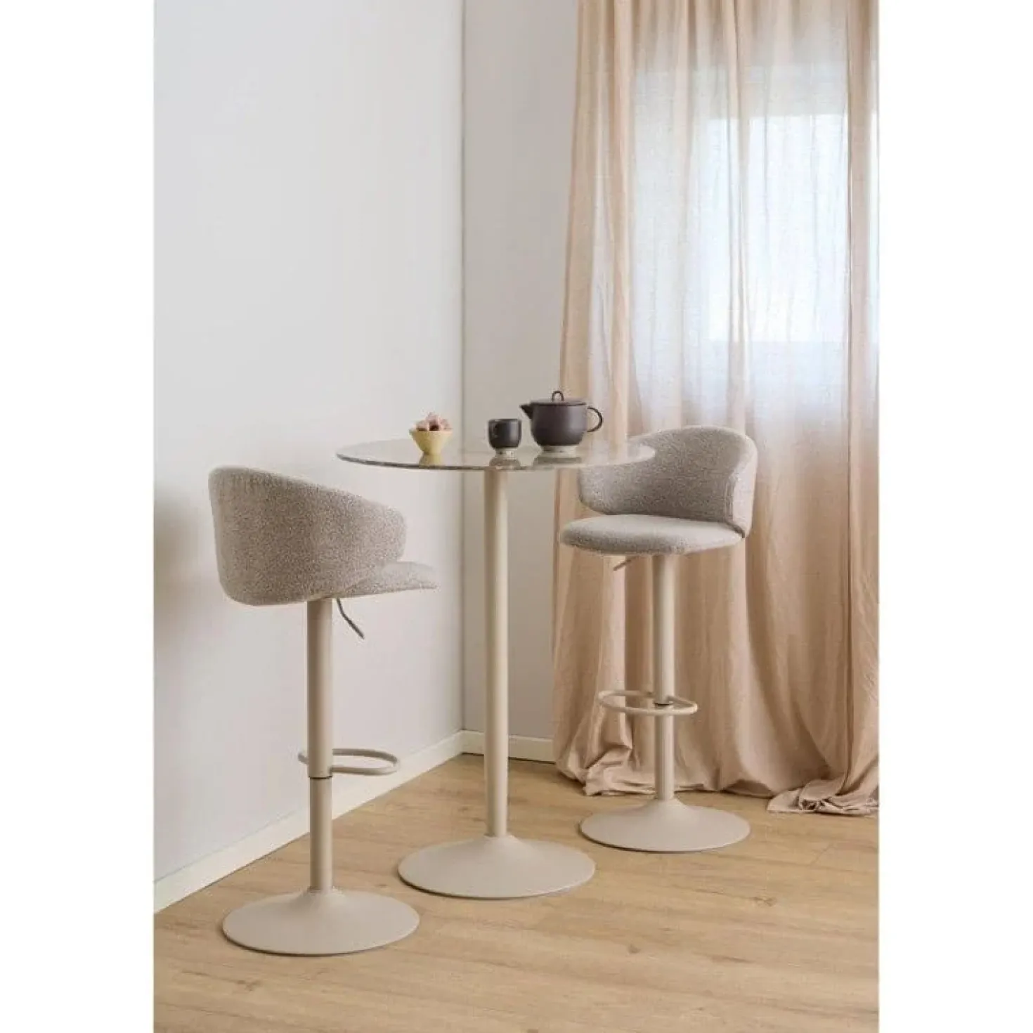 Casaro Barkruk Donkerbeige met zand poot