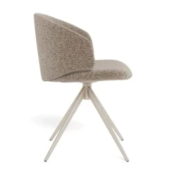 Casaro Eetkamerstoel Donkerbeige met zand poot