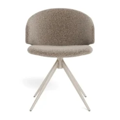 Casaro Eetkamerstoel Donkerbeige met zand poot