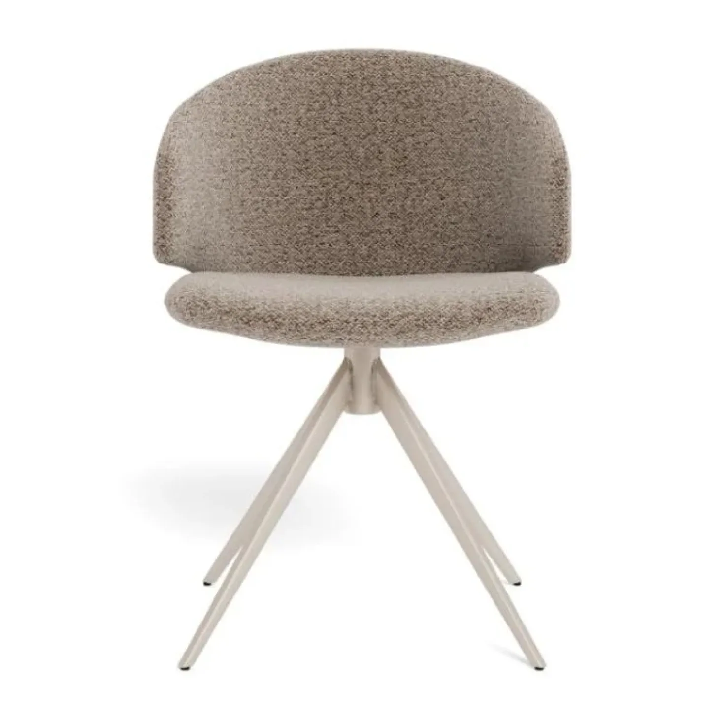 Casaro Eetkamerstoel Donkerbeige met zand poot