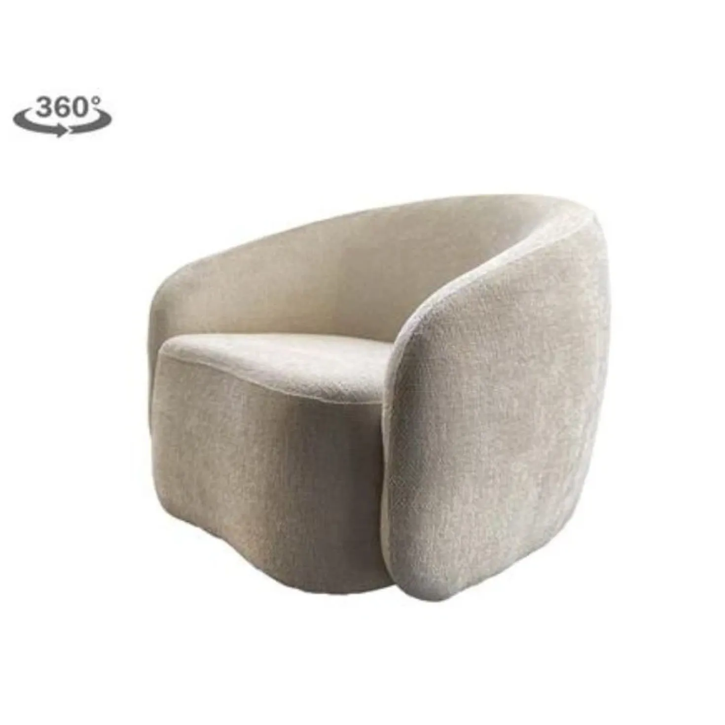 Castro Fauteuil Crème draaibaar