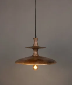 Cath 1-lichts Hanglamp Large Walnoot