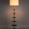 Cath 1-lichts Vloerlamp Walnoot