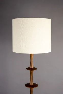 Cath 1-lichts Vloerlamp Walnoot