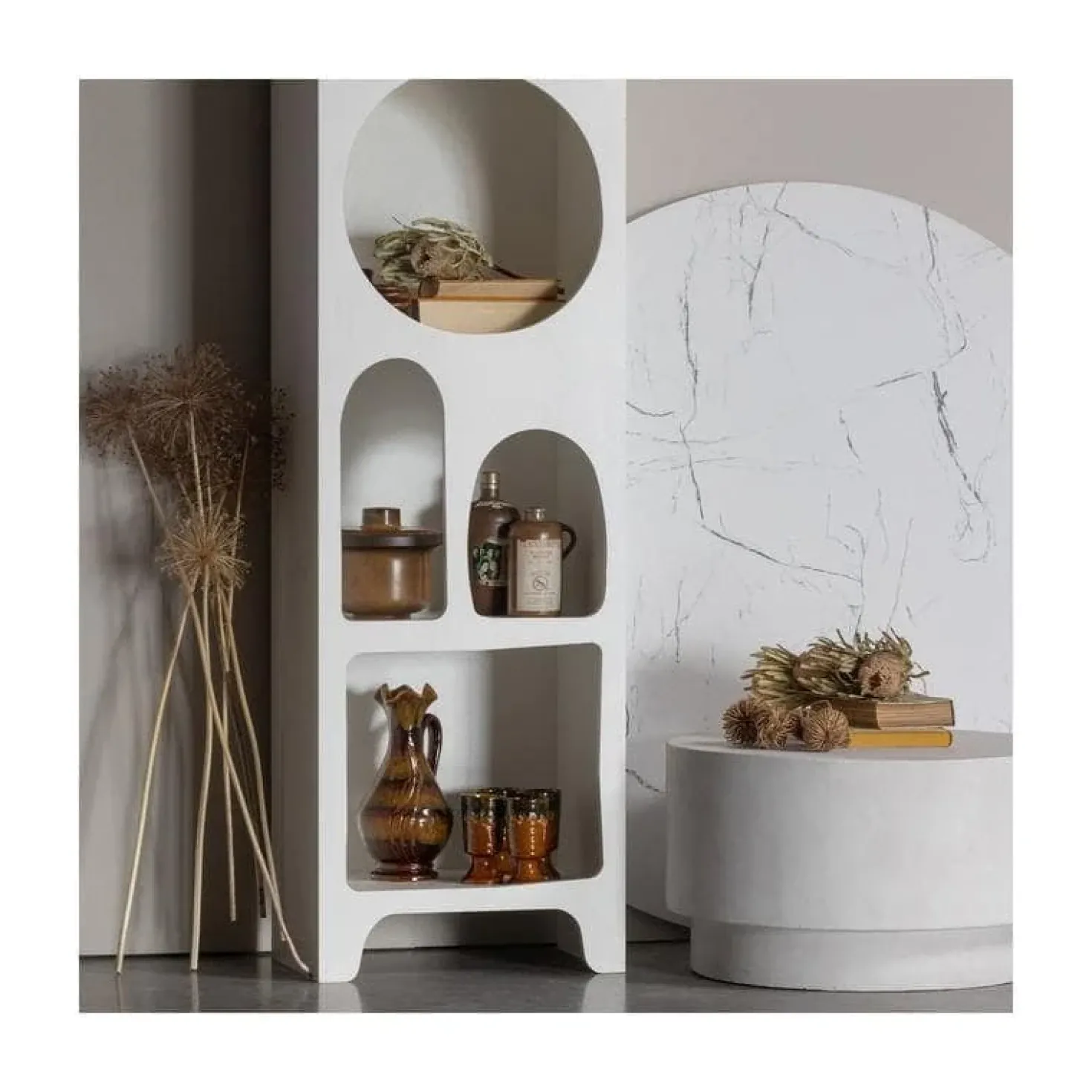 Caz Vakkenkast smal wit 48cm