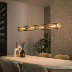 Celeste Hanglamp 4-lichts cylinder Metaal