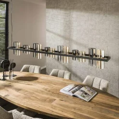 Celia 14-lichts Hanglamp 2-kleurig glas