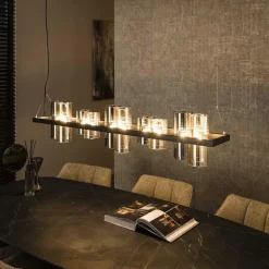 Celia 10-lichts Hanglamp 2-kleurig glas
