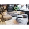Celine Hoekbank (Divan rond links + 2,5 zits zonder armen + Longchair rond rechts)