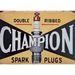 Champion Spark Plugs - metalen bord
