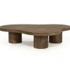 Charlie Salontafel organisch Lichtbruin 130cm