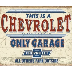 Chevrolet Garage - metalen bord