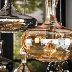 Chloe 7-lichts glazen hanglamp