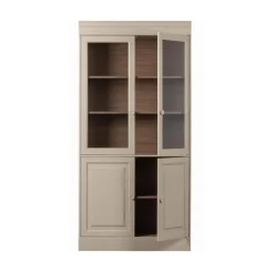 Chow Vitrinekast grenen beige 105cm