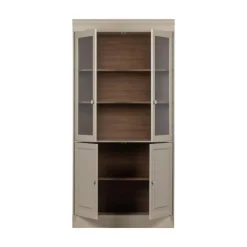 Chow Vitrinekast grenen beige 105cm