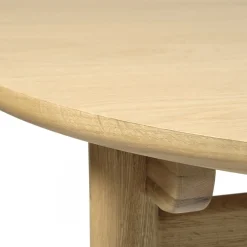 Christoffer uitschuifbare eettafel naturel eikenhoutfineer 190cm