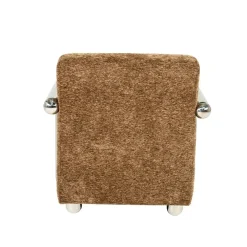 Chromette Fauteuil Bruin met chrome