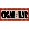 Cigar Bar - metalen bord