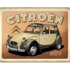 Citroën - 2CV - metalen bord