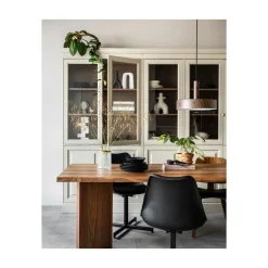 Classic Eetkamerstoel noten fineer zwart/walnoot