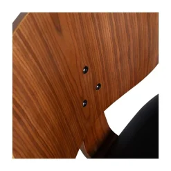 Classic Eetkamerstoel noten fineer zwart/walnoot