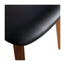 Classic Eetkamerstoel noten fineer zwart/walnoot