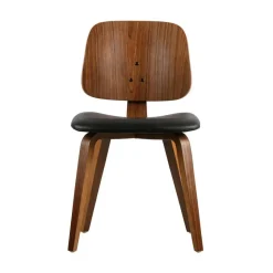 Classic Eetkamerstoel noten fineer zwart/walnoot