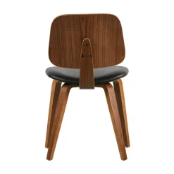 Classic Eetkamerstoel noten fineer zwart/walnoot