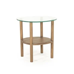 Cleo Bijzettafel Lichtbruin 50cm