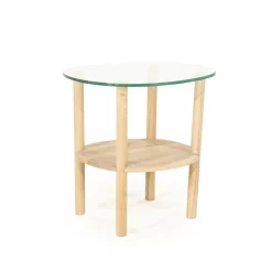 Cleo Bijzettafel Naturel 50cm
