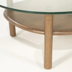 Cleo Salontafel Lichtbruin 101cm