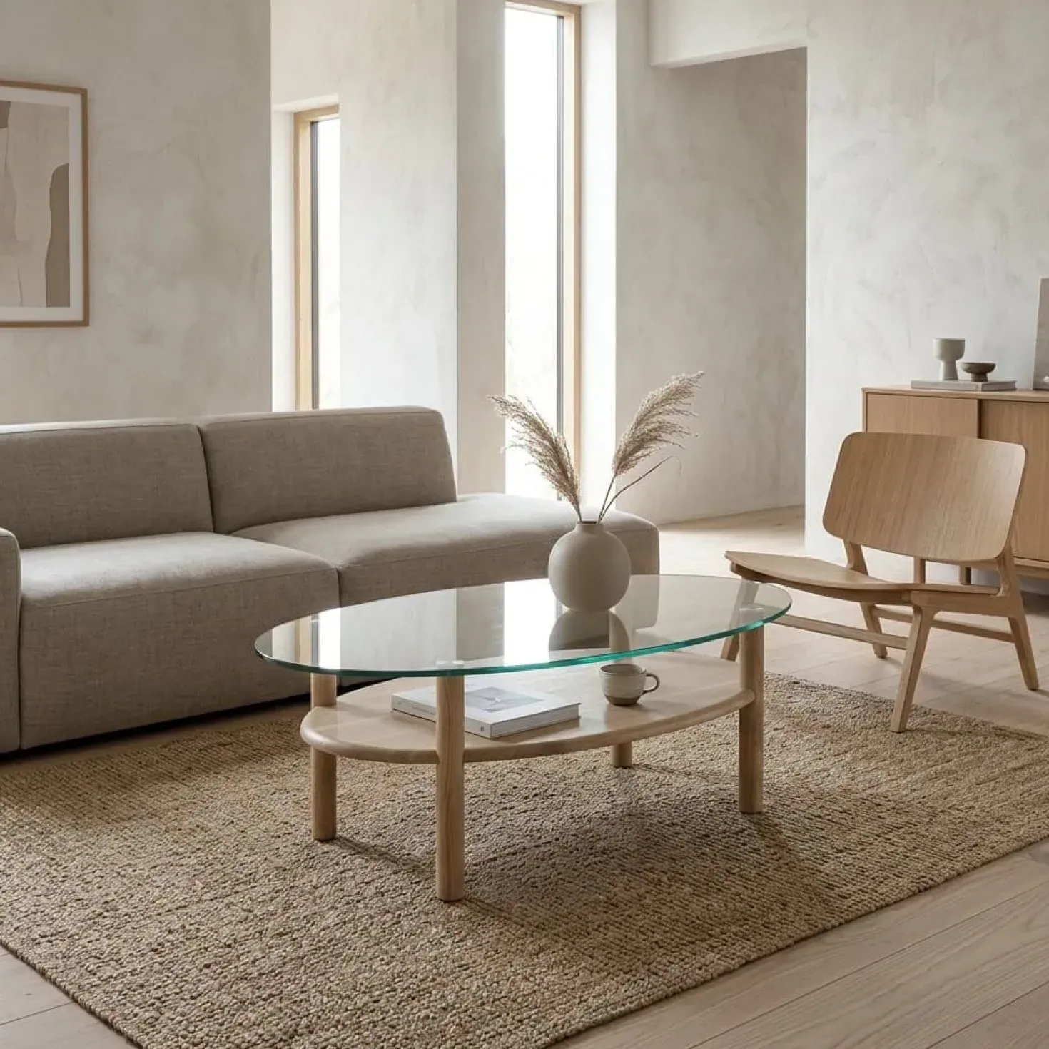 Cleo Salontafel Naturel 101cm