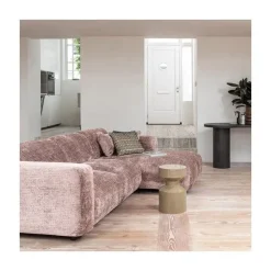Cloud Chaise longue bank links chenille bruin