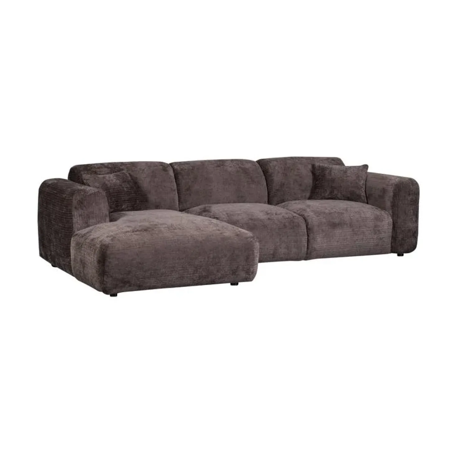 Cloud Chaise longue bank links chenille bruin