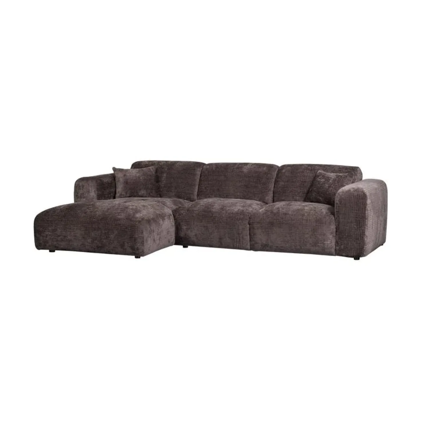 Cloud Chaise longue bank links chenille bruin