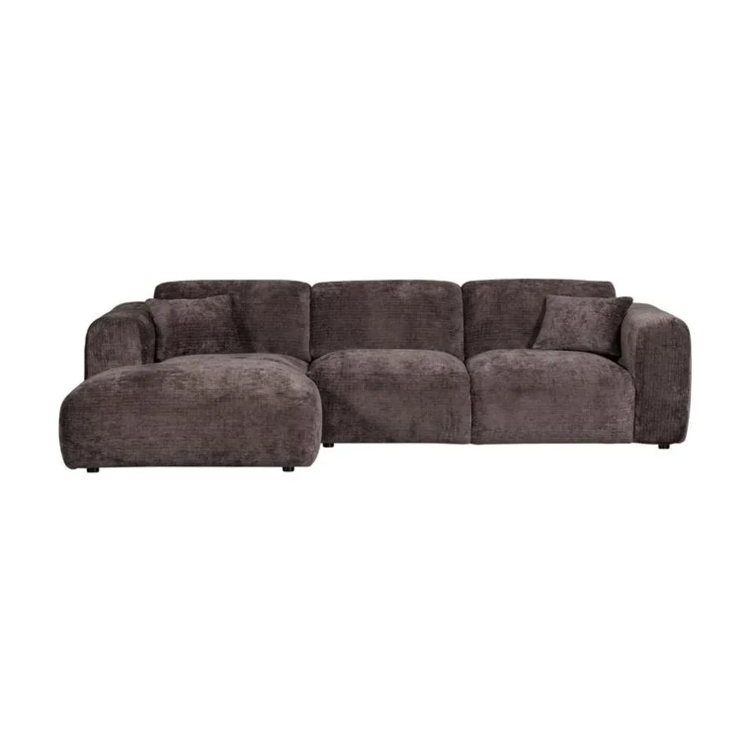 Cloud Chaise longue bank links chenille bruin