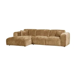Cloud Chaise longue bank links chenille geel