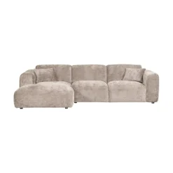 Cloud Chaise longue bank links chenille naturel
