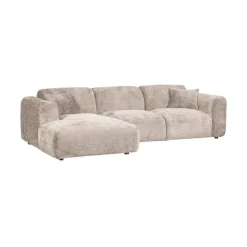 Cloud Chaise longue bank links chenille naturel