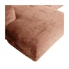 Cloud Chaise longue bank links chenille terracotta