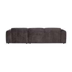 Cloud Chaise longue bank rechts chenille bruin