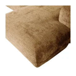 Cloud Chaise longue bank rechts chenille geel