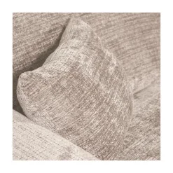 Cloud Chaise longue bank rechts chenille naturel
