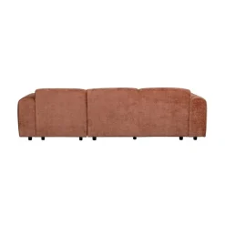 Cloud Chaise longue bank rechts chenille terracotta